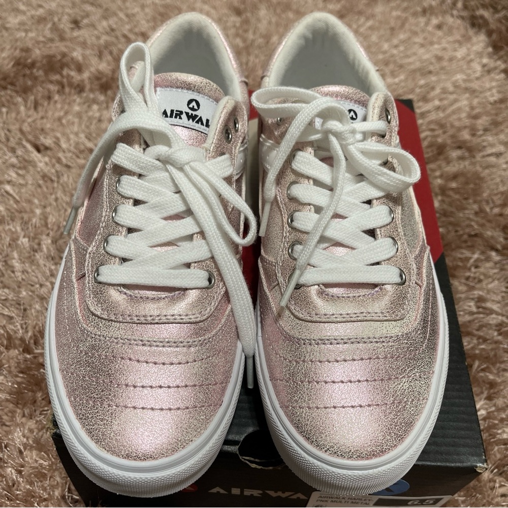 Airwalk Harley Big Girls Sneakers, Pink multi metallic, size 6.5